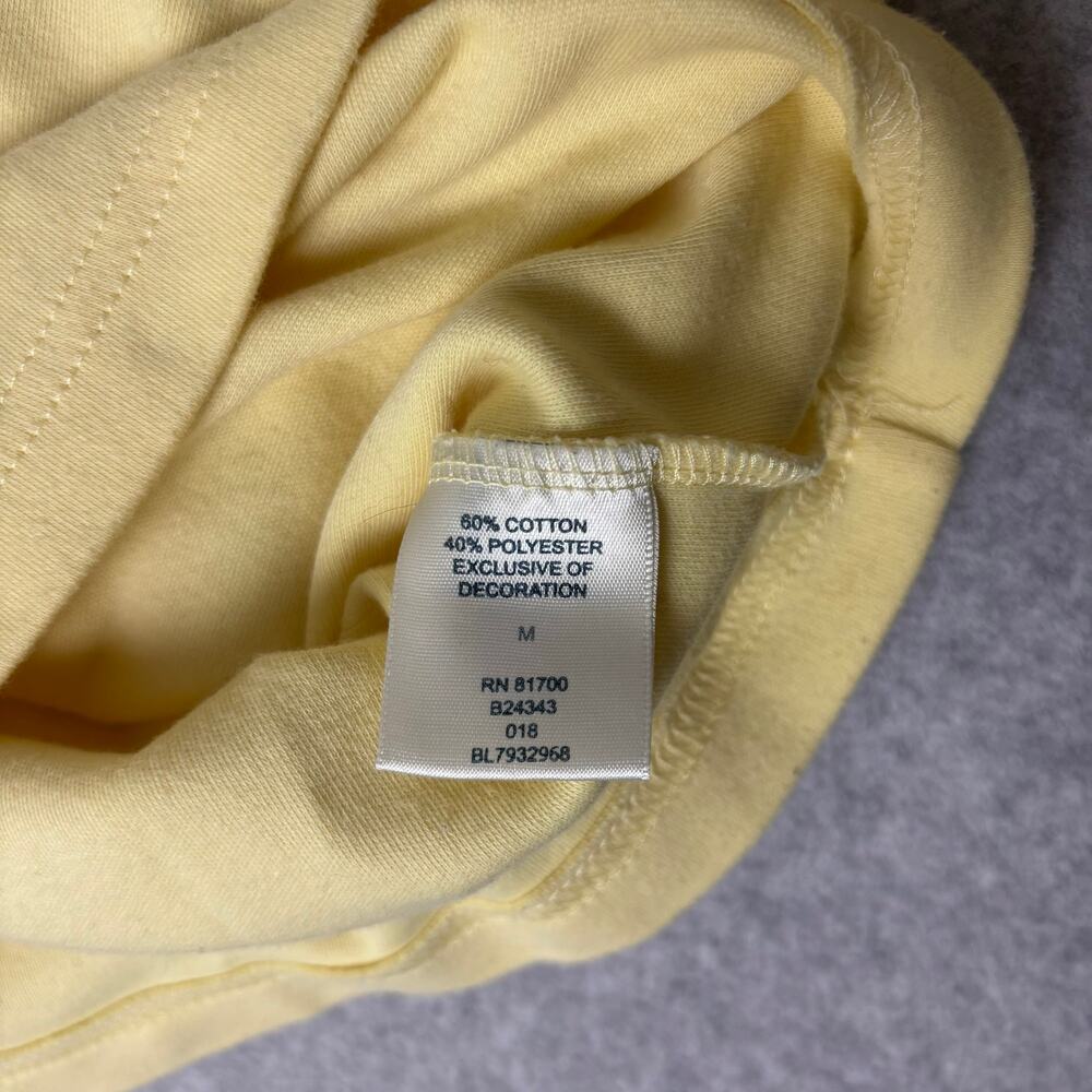 Blair Women's Essential Knit Long Sleeve Mock Neck Light Yellow - Size M - Picture 7 of 7